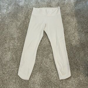 Athleta 7/8 Leggings with Perforated Detail (S)